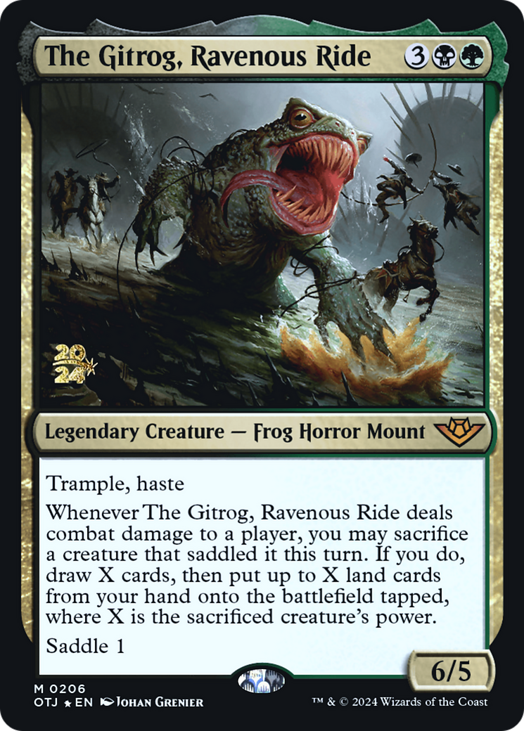 The Gitrog, Ravenous Ride (206) Foil - Outlaws of Thunder Junction Promos