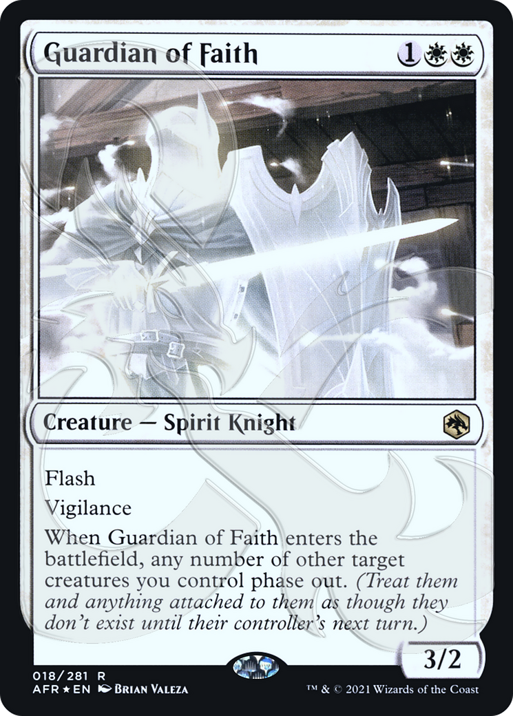 Guardian of Faith (018) Foil - Adventures in the Forgotten Realms Promos
