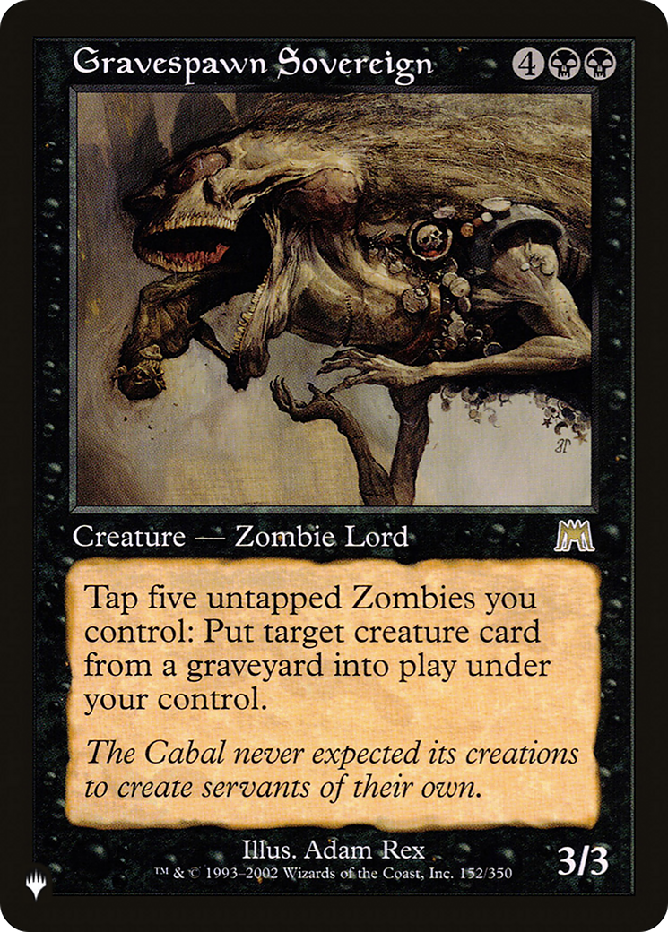 Gravespawn Sovereign (Retro) (ONS-152) - The List