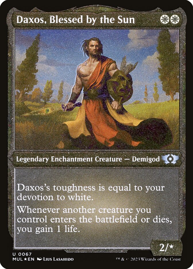 Daxos, Blessed by the Sun (067) Foil - Multiverse Legends