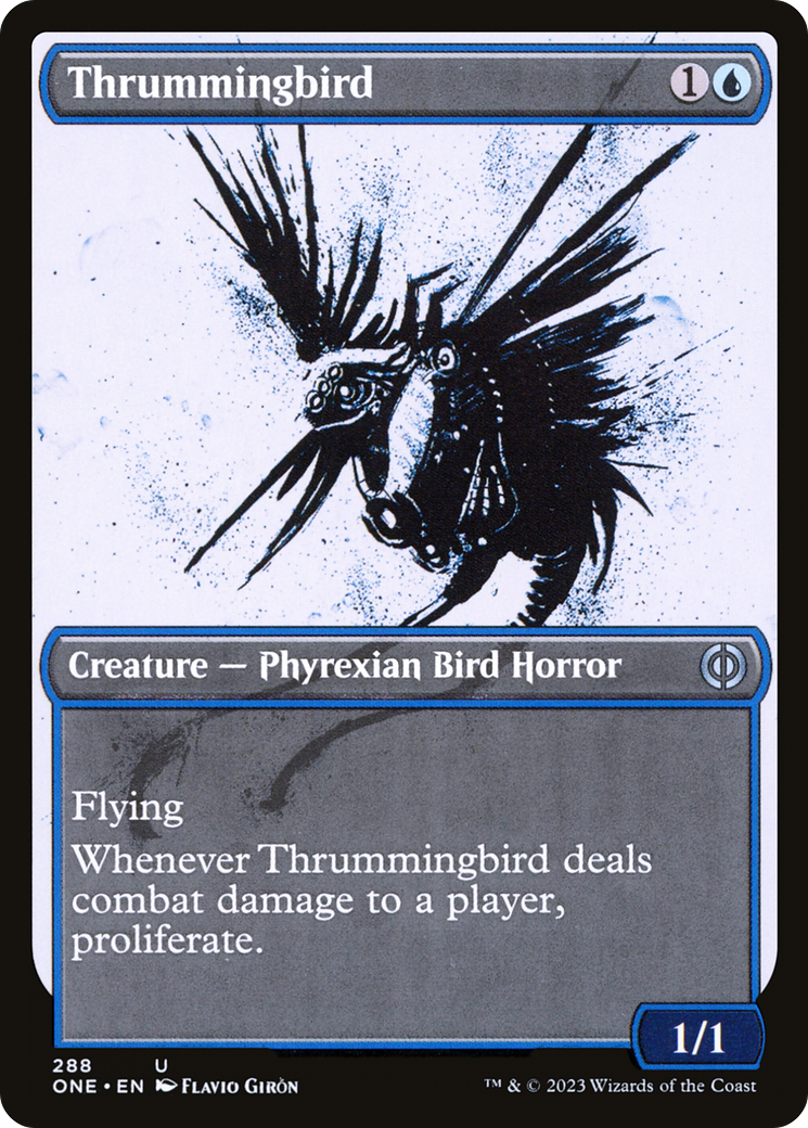 Thrummingbird (Showcase) (288) - Phyrexia: All Will Be One