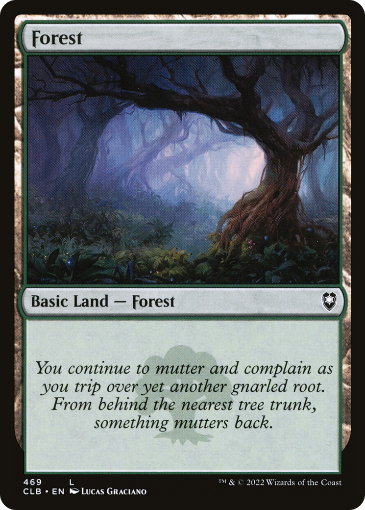 Forest (469) Foil - Commander Legends: Battle for Baldur's Gate