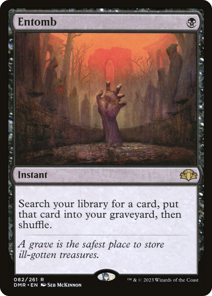 Entomb (082) Foil - Dominaria Remastered