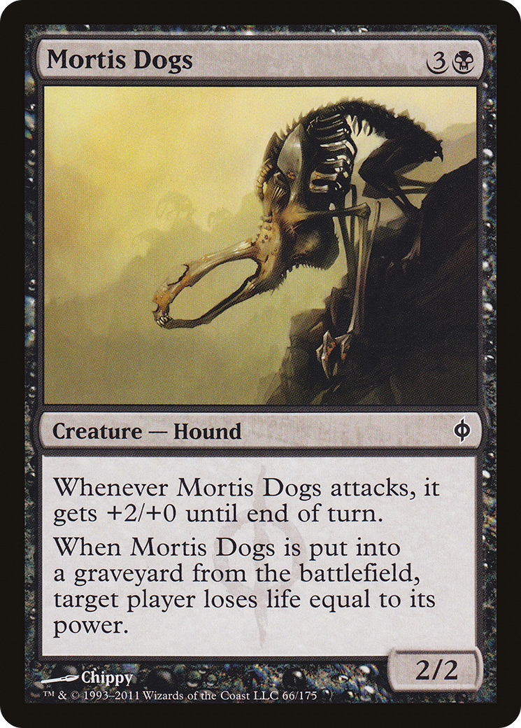 Mortis Dogs (066) Foil - New Phyrexia