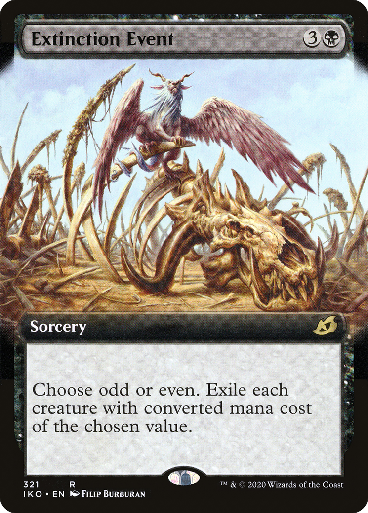Extinction Event (Extended Art) (321) Foil - Ikoria: Lair of Behemoths