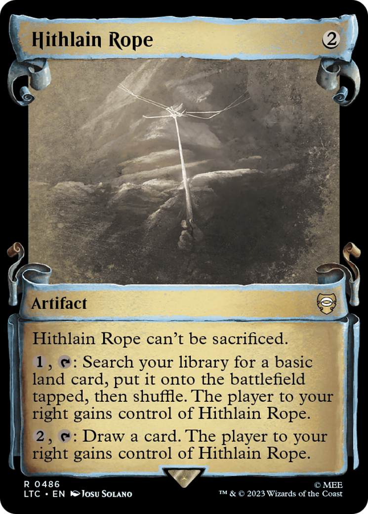 Hithlain Rope (Showcase Scrolls) (Showcase) (486) Foil - Tales of Middle-earth Commander