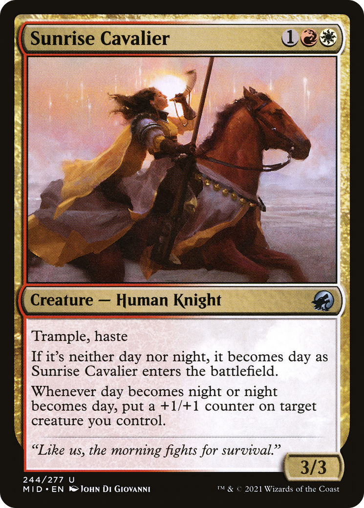 Sunrise Cavalier (244) - Innistrad: Midnight Hunt