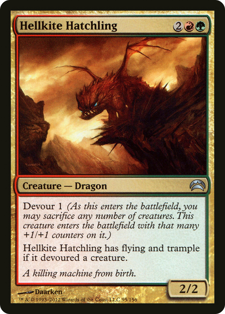 Hellkite Hatchling (095) - Planechase 2012