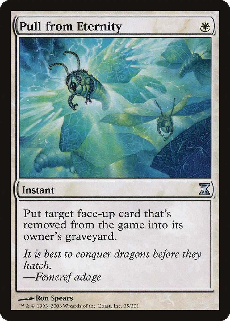 Pull from Eternity (035) Foil - Time Spiral