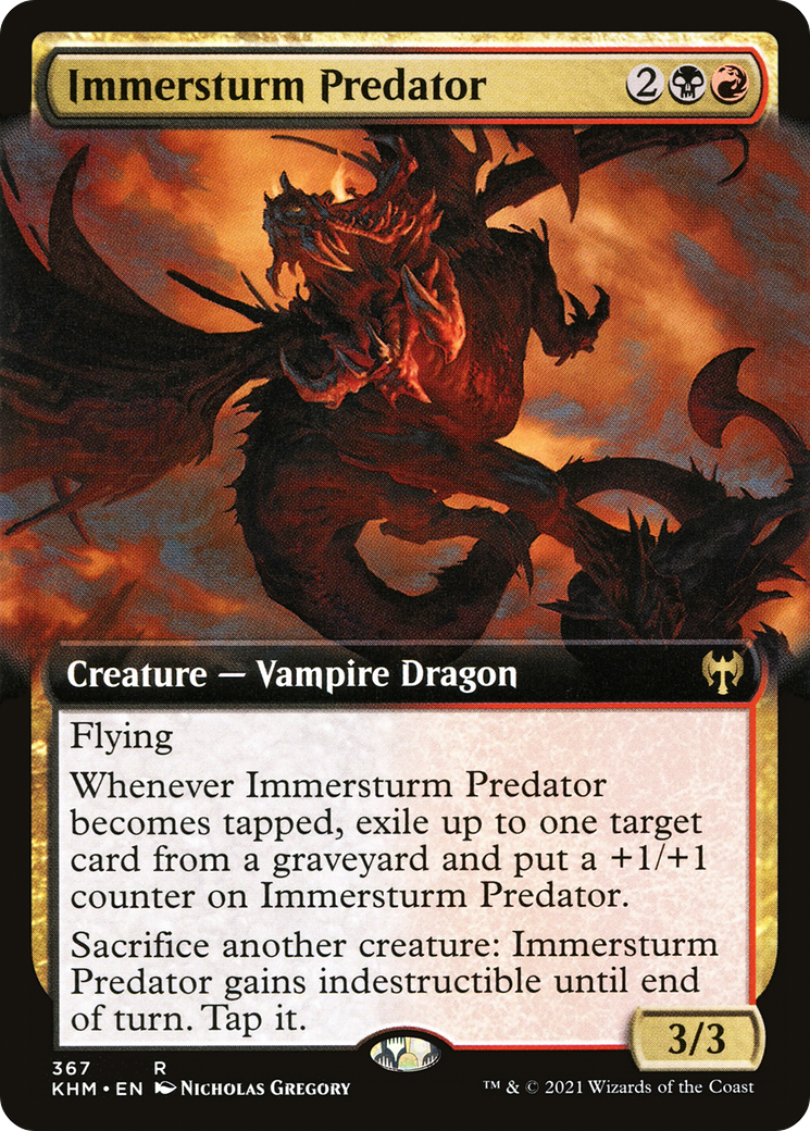 Immersturm Predator (Extended Art) (367) - Kaldheim