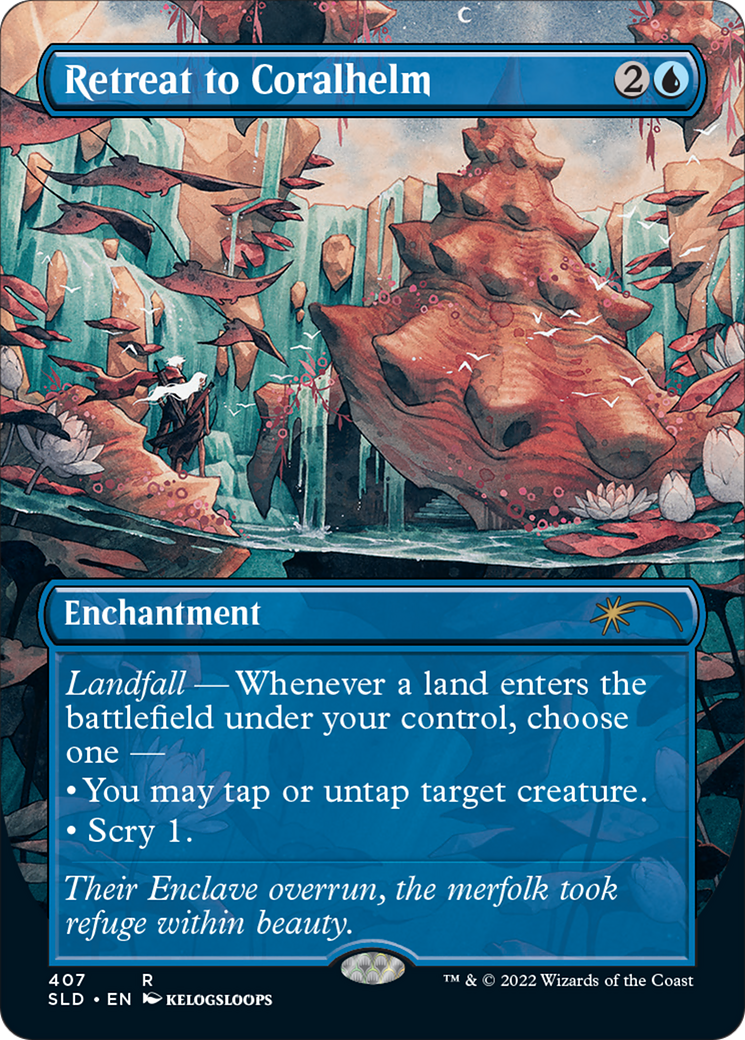 Retreat to Coralhelm (Borderless) (407) - Secret Lair Drop