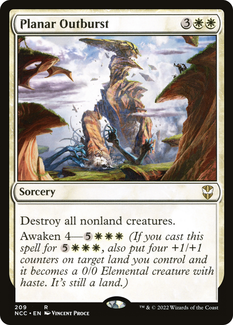 Planar Outburst (209) - New Capenna Commander