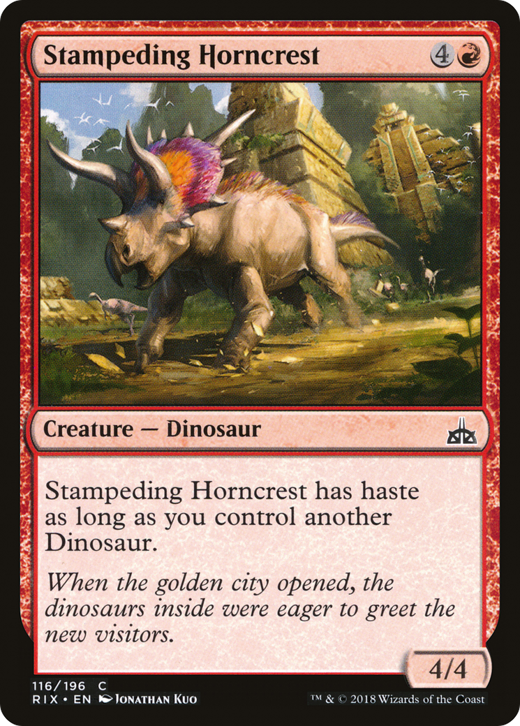 Stampeding Horncrest (116) - Rivals of Ixalan