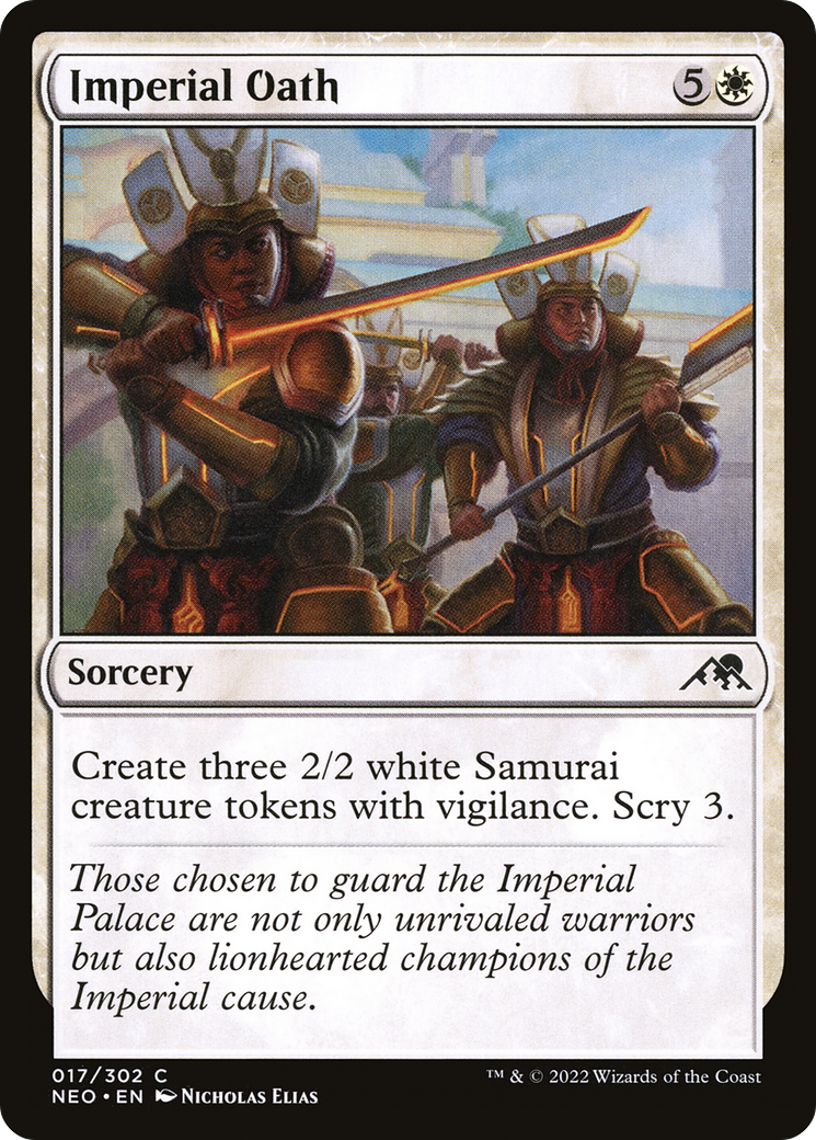 Imperial Oath (017) Foil - Kamigawa: Neon Dynasty