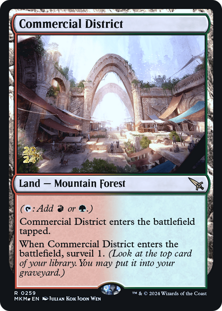 Commercial District (259) Foil - Murders at Karlov Manor Promos