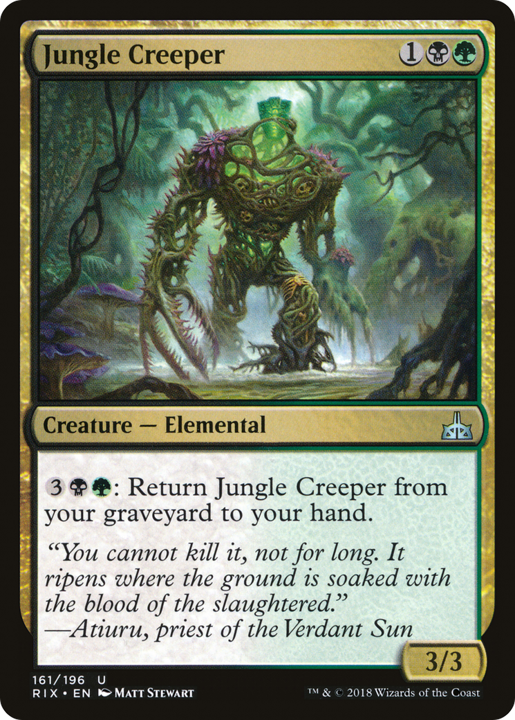 Jungle Creeper (161) Foil - Rivals of Ixalan