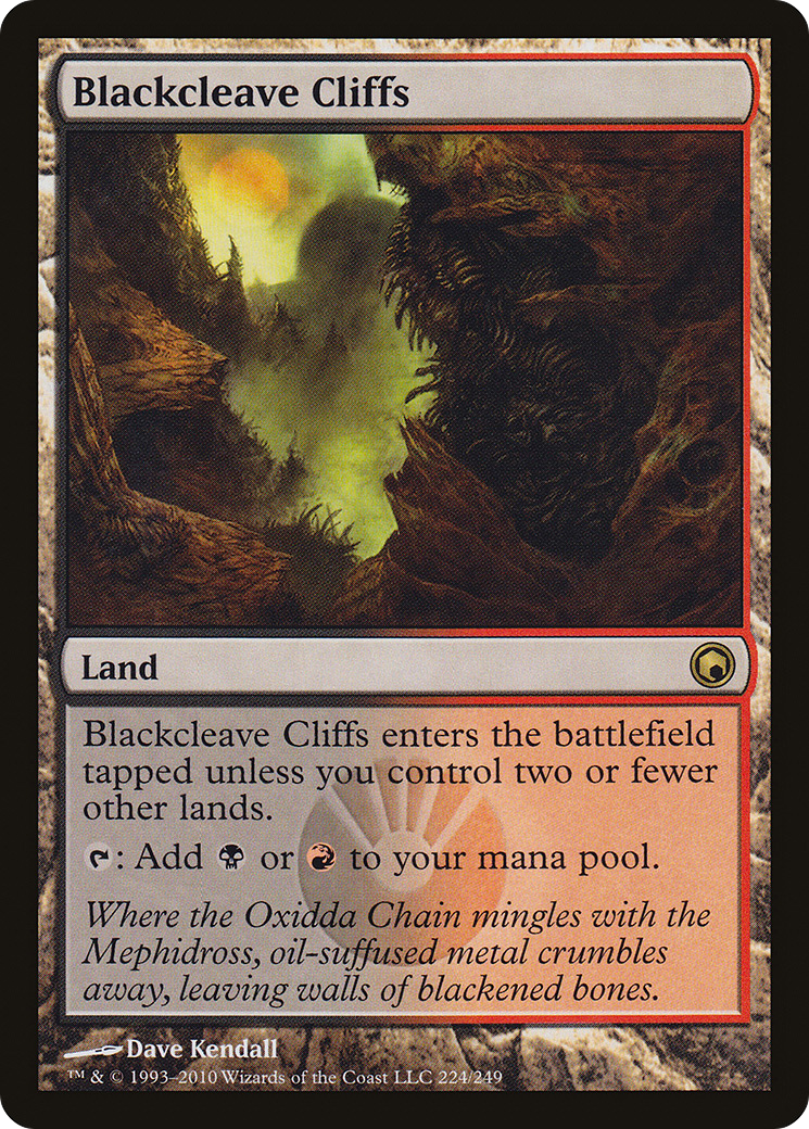 Blackcleave Cliffs (224) Foil - Scars of Mirrodin