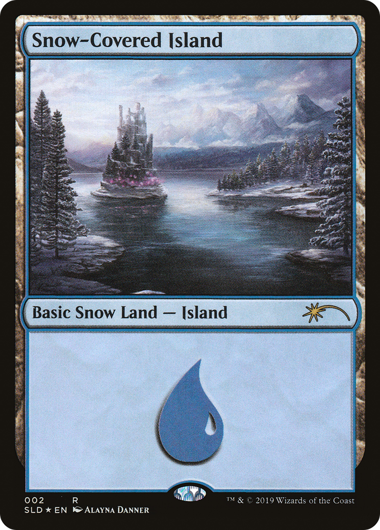 Snow-Covered Island (002) Foil - Secret Lair Drop