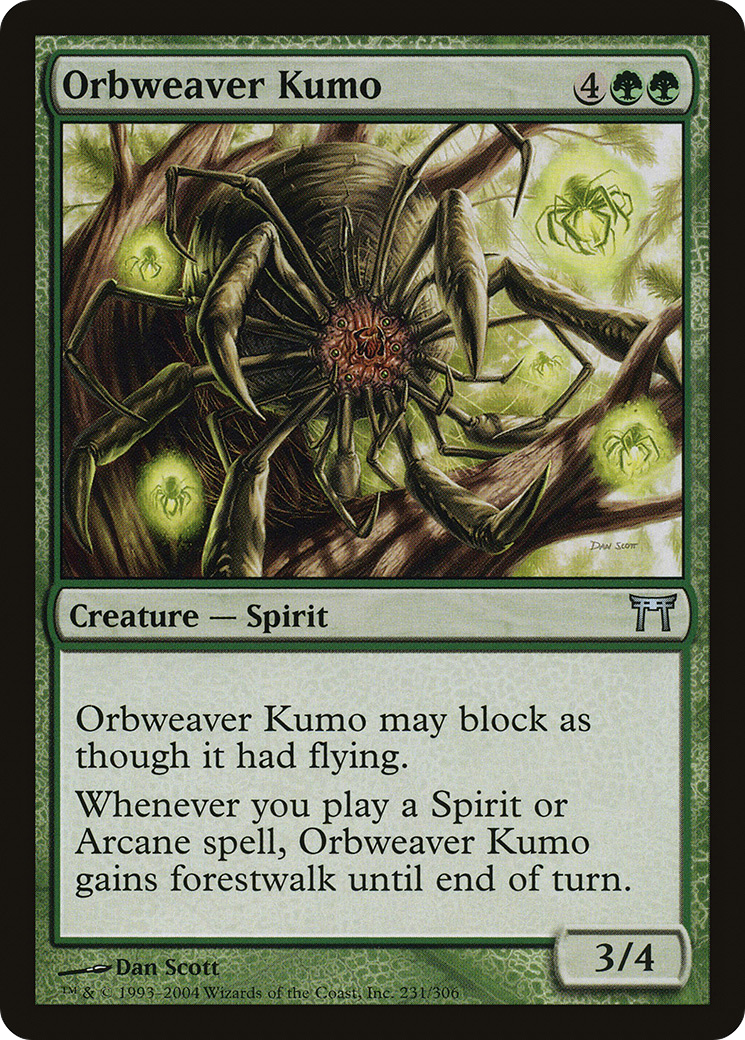 Orbweaver Kumo (231) - Champions of Kamigawa