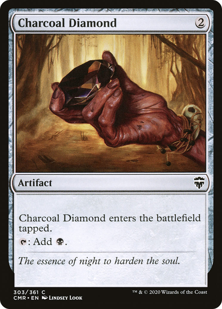 Charcoal Diamond (303) Foil - Commander Legends