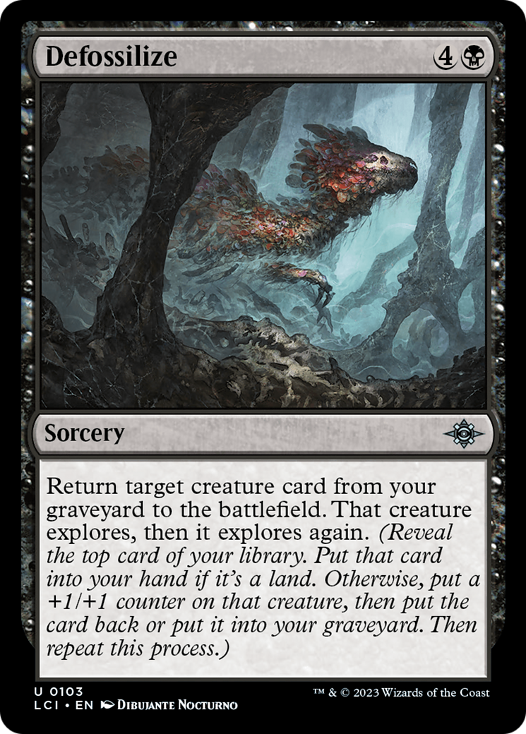 Defossilize (103) - The Lost Caverns of Ixalan