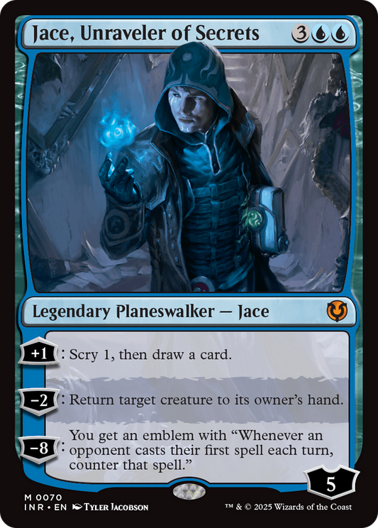 Jace, Unraveler of Secrets Foil (070) - Innistrad Remastered
