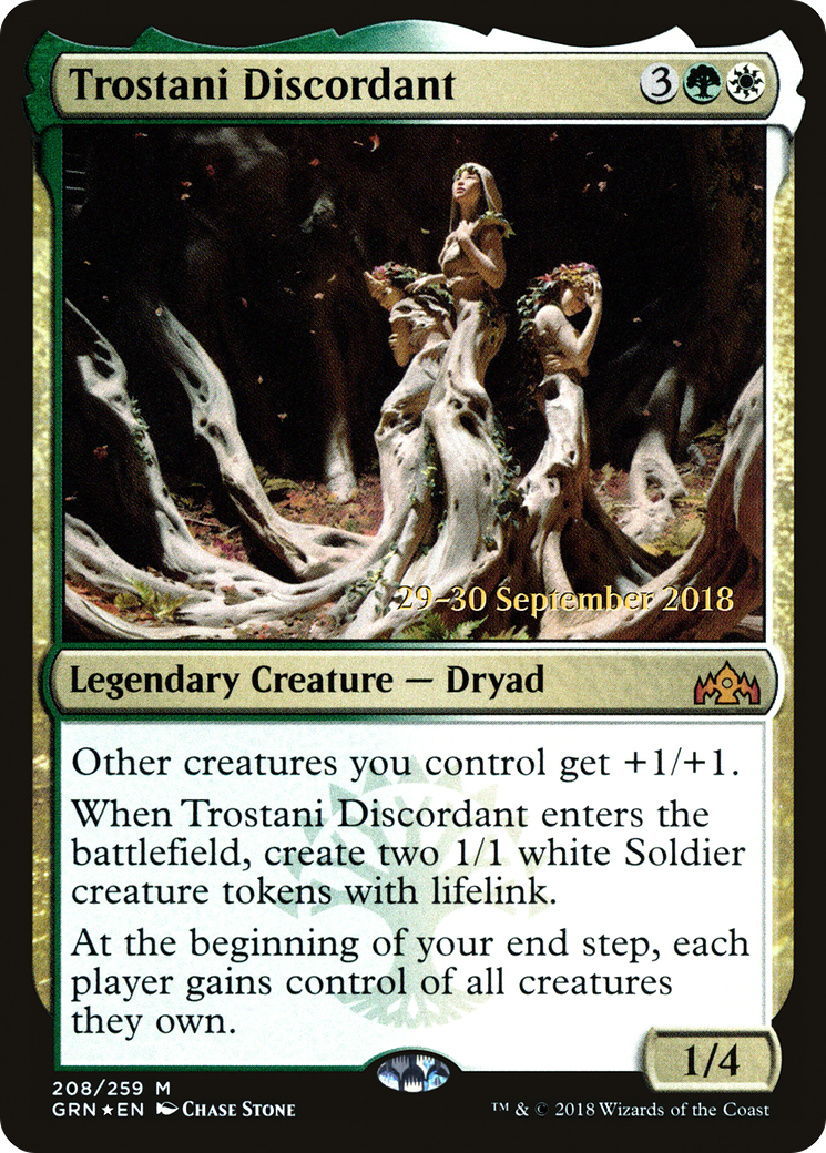Trostani Discordant (208) Foil - Guilds of Ravnica Promos