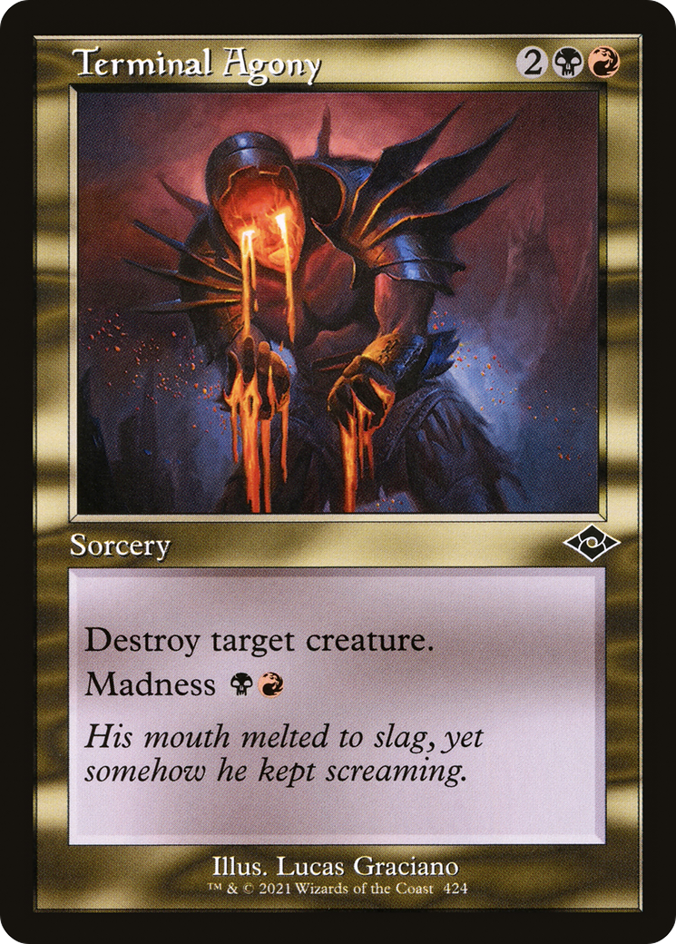 Terminal Agony (Retro) (424) Foil - Modern Horizons 2