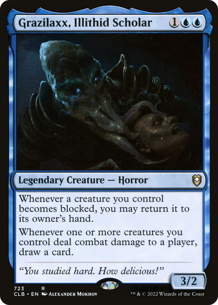 Grazilaxx, Illithid Scholar (723) - Commander Legends: Battle for Baldur's Gate