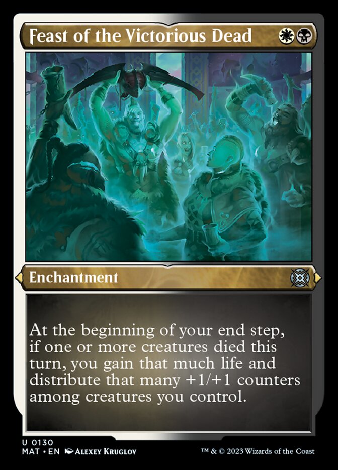 Feast of the Victorious Dead (130) Foil - March of the Machine: The Aftermath