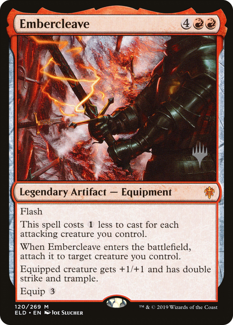 Embercleave (120) Foil - Throne of Eldraine Promos