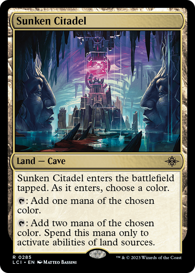 Sunken Citadel (285) Foil - The Lost Caverns of Ixalan