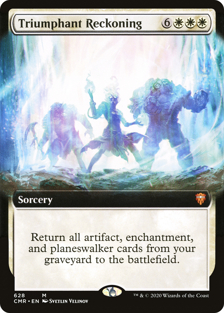 Triumphant Reckoning (Extended Art) (628) - Commander Legends