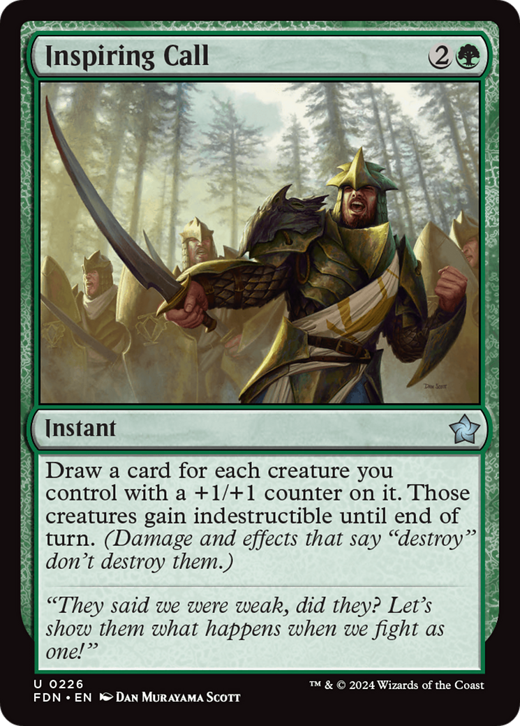 Inspiring Call (226) Foil - Foundations