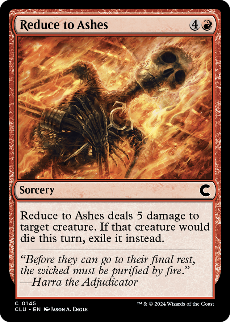 Reduce to Ashes (145) - Ravnica: Clue Edition