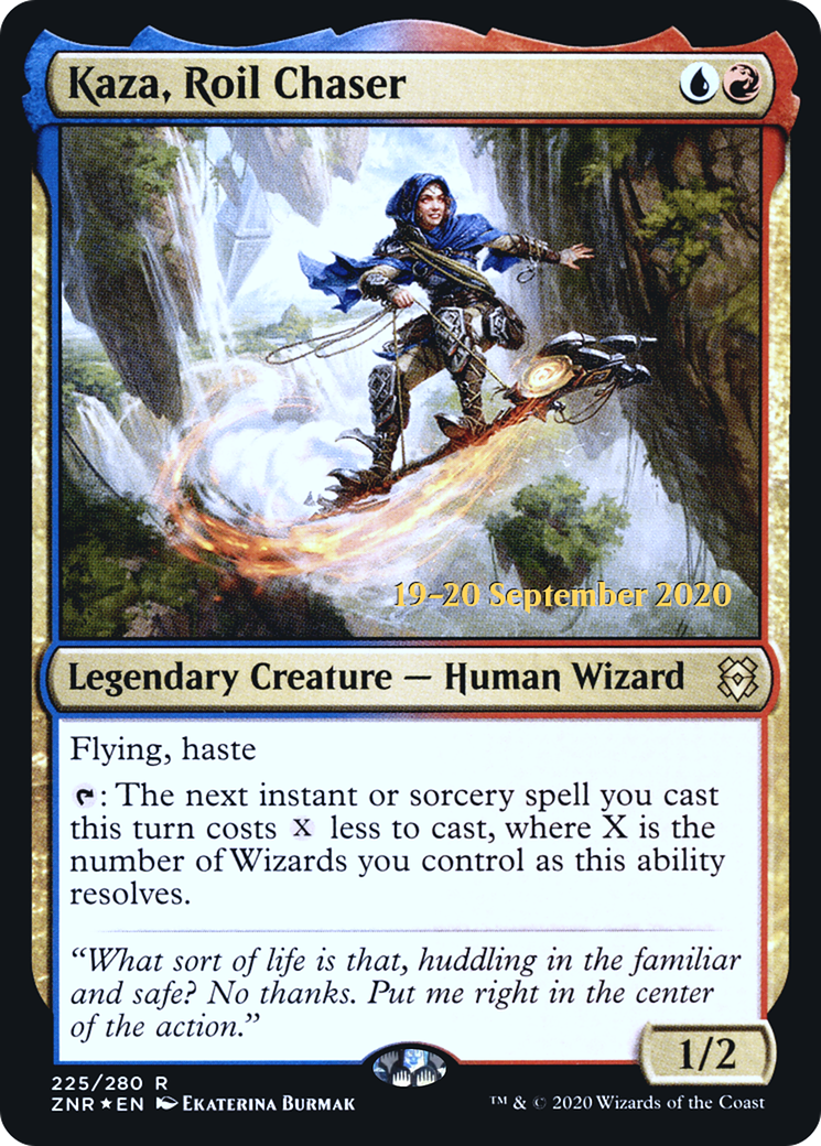 Kaza, Roil Chaser (225s) Foil - Zendikar Rising Promos