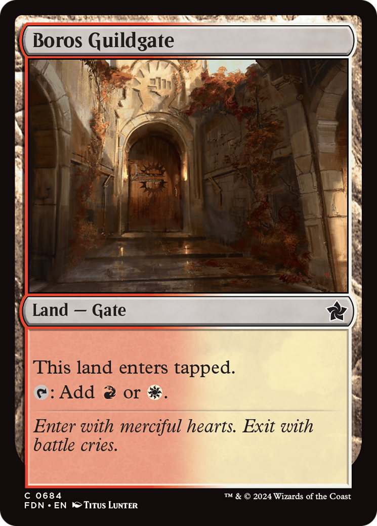 Boros Guildgate (684) - Foundations