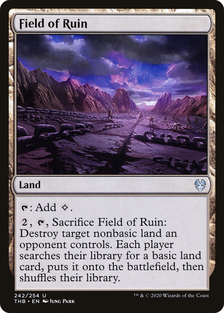 Field of Ruin (242) Foil - Theros Beyond Death