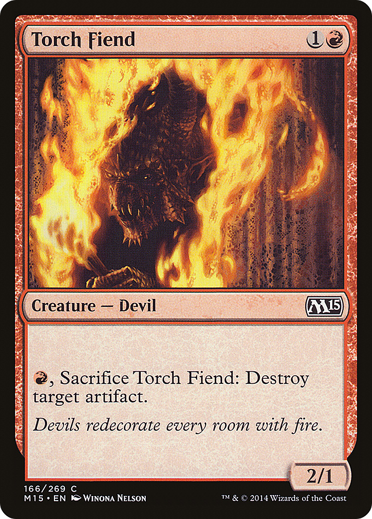 Torch Fiend (166) Foil - Magic 2015