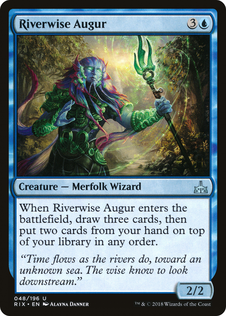 Riverwise Augur (048) Foil - Rivals of Ixalan