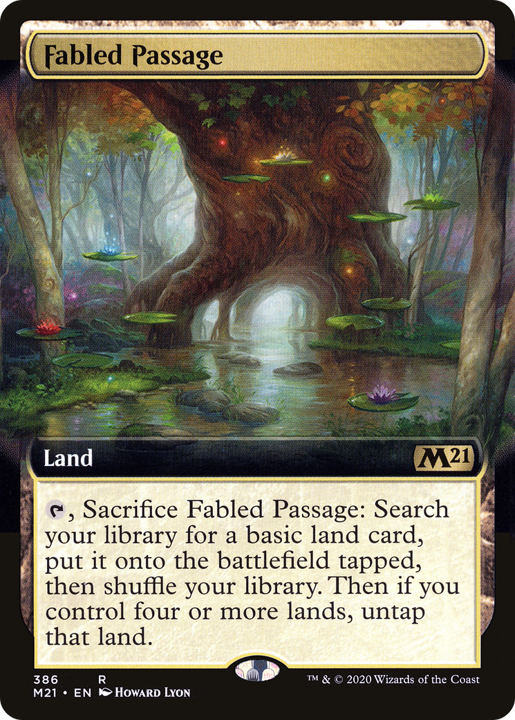 Fabled Passage (Extended Art) (386) - Core Set 2021