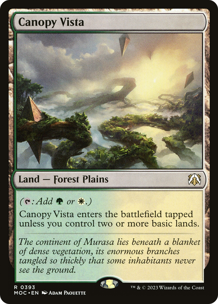 Canopy Vista (393) - March of the Machine Commander