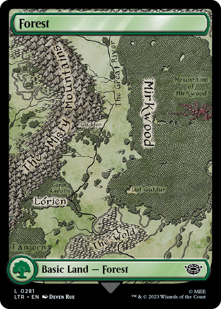 Forest (281) Foil - The Lord of the Rings: Tales of Middle-earth