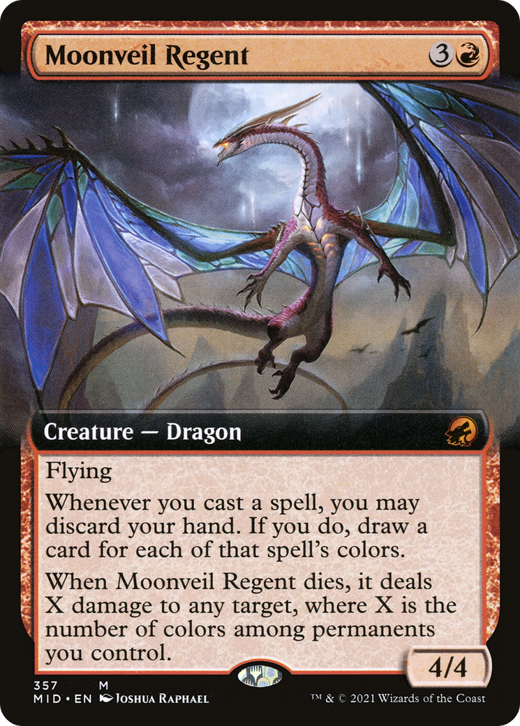 Moonveil Regent (Extended Art) (357) Foil - Innistrad: Midnight Hunt