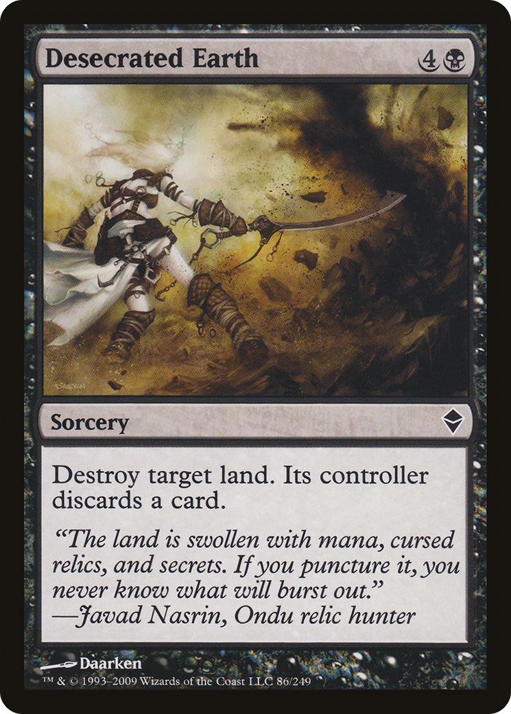Desecrated Earth (086) - Zendikar