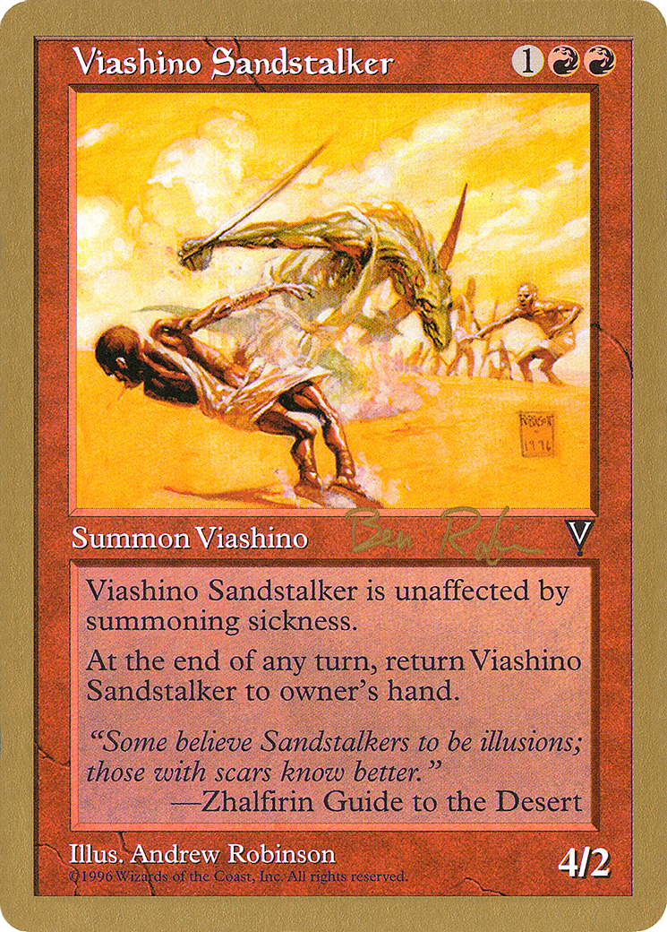 Viashino Sandstalker - 1998 Ben Rubin (VIS) (Retro) - World Championship Decks 1998