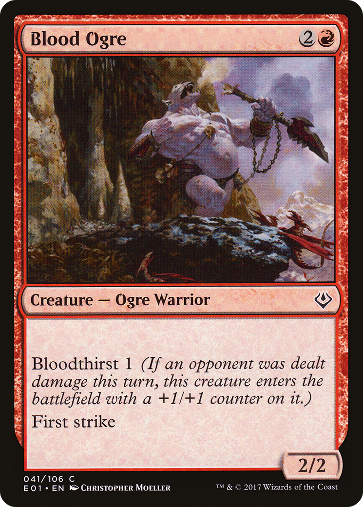 Blood Ogre (041) - Archenemy: Nicol Bolas