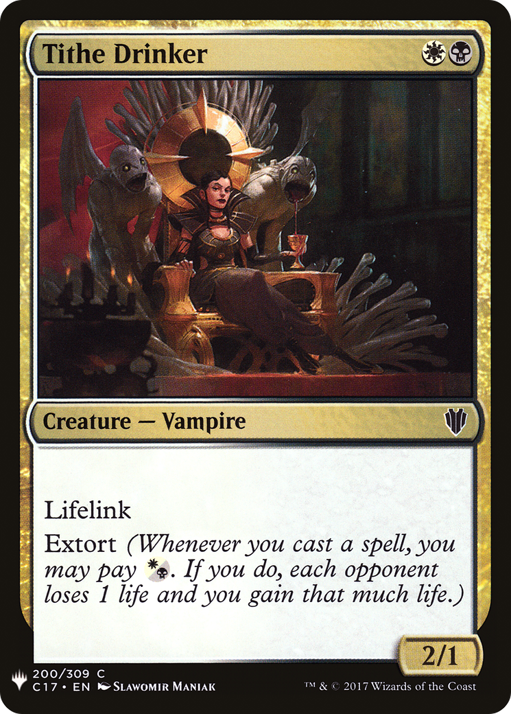 Tithe Drinker (C17-200) - The List