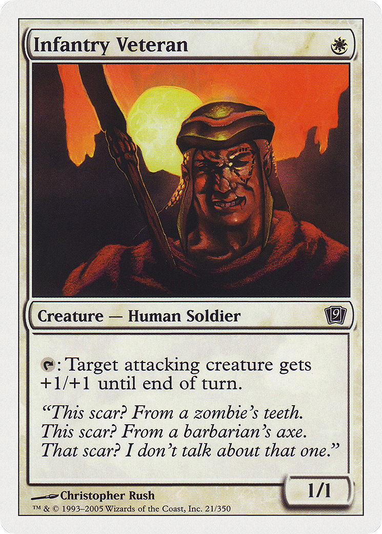 Infantry Veteran (021) - Ninth Edition