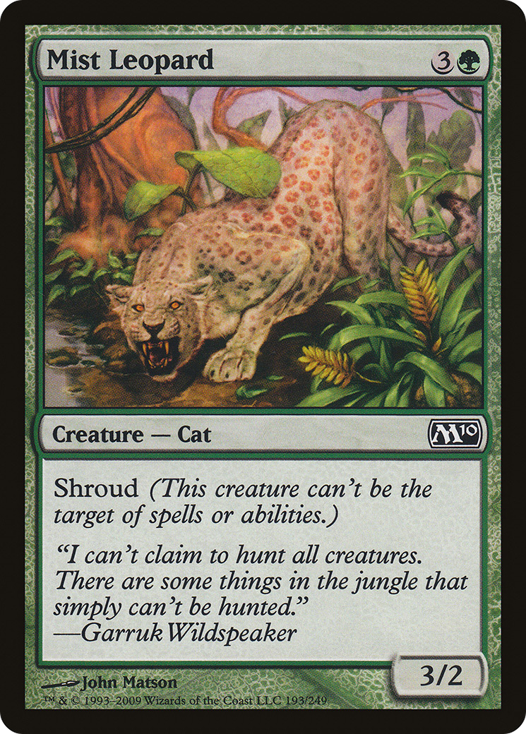 Mist Leopard (193) Foil - Magic 2010